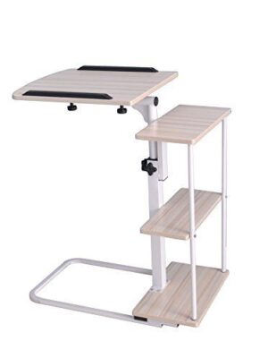c265ad525ed3a4f835dd03decc90a79a Adjustable Mobile Laptop & Study Table with Side Storage Shelves